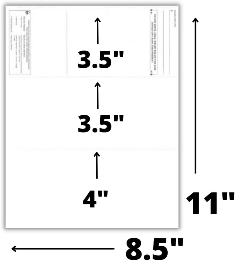 Compuchecks Blank Check Paper, Computer Checks Compatible with QuickBooks and Any Laser Printer, Secure Check on top Voucher on Bottom (50 Blank Checks, Green Marble) - Image 2